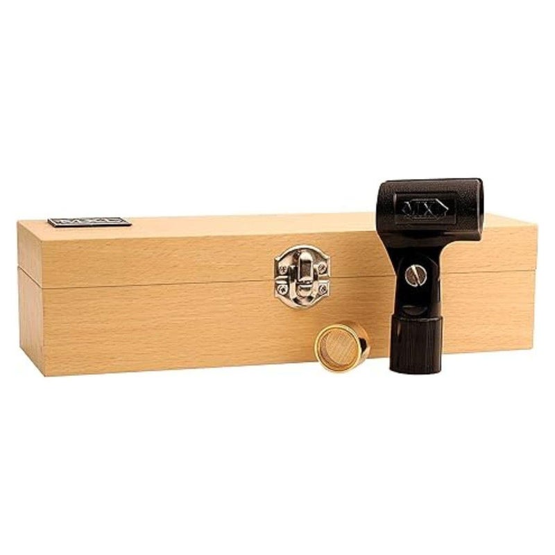 MXL V67N Small Diaphragm Condenser Instrument Microphone with Cardioid and Omni Capsules - Green / Gold - Image 3